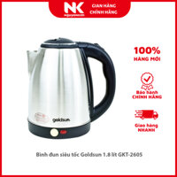 Bình đun siêu tốc Goldsun 1.8 lít GKT-2605 - Hàng chính hãng