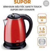 Bình Đun Siêu Tốc Hai Lớp Inox 304 SUPOR SWF15S06AVN - 1.5L -Bảo Hành 12 Tháng Toàn Quốc