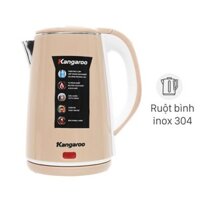 Bình đun siêu tốc Kangaroo 1.5 lít KG-18K1 -Chính Hãng trưng bày 99%-Bình 2 lớp với vỏ ngoài nhựa PP không chứa BPA