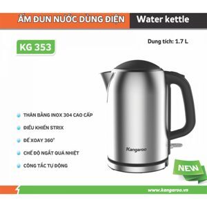 Bình đun siêu tốc Kangaroo KG-353 - 1.7 lít, 2000W