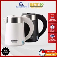 Bình đun siêu tốc mini văn phòng 0.8 lít Bennix ThaiLand bảo hành 12 tháng