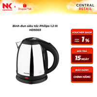 Bình đun siêu tốc Philips 1.2 lít HD9303