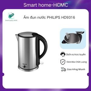 Bình - Ấm đun nước siêu tốc Philips HD9316 (HD-9316) - 1.7 lít, 1800W