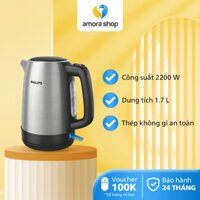 Bình Đun Siêu Tốc PHILIPS HD9350 /90, Công Suất 2200 W, Dung Tích 1700 mL, Bảo Hành 24 Tháng
