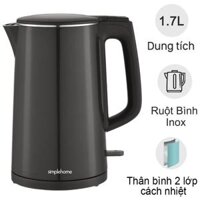 Bình Đun Siêu Tốc Simplehome K123NN 1.7 Lít