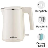 Bình Đun Siêu Tốc Simplehome K101NN - Màu Be