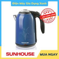 Bình đun siêu tốc Sunhouse 1.7 lít SHD1382B Dung tích:  1.7 lít Công suất:  1800W sử dụng gia đình 3 – 4 người: pha trà cà phê sữa nấu mì nấu nước tắm cho bé… tiện dụng.