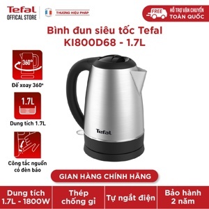 Bình đun siêu tốc Tefal KI800D68 - 1.8 L