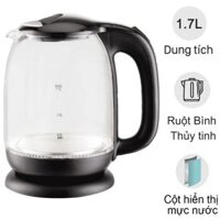 Bình Đun Siêu Tốc Thủy Tinh Simplehome HHB1792 1.7 Lít