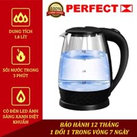 Bình đun siêu tốc thủy tinh Perfect PF-T18 1500W