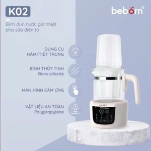 Bình đun và hâm nước pha sữa Beborn K02