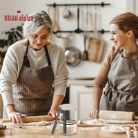 🔥Bình đựng bột thủy tinh Bình đựng lên men miệng rộng Bình bột chua cho nhà bếp Nướng thực phẩm Bảo quản