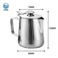 Bình đựng cà phê không gỉ Sữa Latte Art Making có nắp 350ml