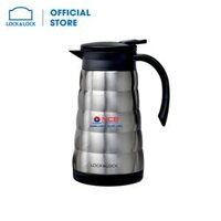 Bình đựng cà phê Lock&Lock Tower Vacuum 800ml – Màu bạc – LHC1442SLV in logo NCB MK