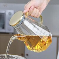 Bình đựng dầu ăn chịu nhiệt  Chai TT nắp inox có nút bịt đựng dầu - giấm - nước tương - nước mắm  BÌNH DẦU NẮP INOX - 500ml
