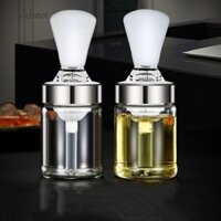 Bình đựng dầu DELMER, Bình đựng nước sốt có thể tháo rời, Chống rò rỉ chịu nhiệt độ cao với quy mô Silicone Bàn chải thịt nướng Chai cắm trại