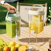 Bình đựng đồ uống VCTITIL, Bình đựng đồ uống có thể gập lại trong suốt, Đồ uống có bộ lọc và vòi Tủ lạnh ấm đun nước ABS