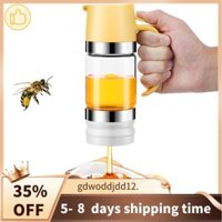 Bình đựng mật ong cao cấp, Bình nhỏ giọt mật ong thủy tinh 10 Oz Không có tay cầm, Hộp đựng xi-rô mật ong cho bánh mì, cà phê hoặc trà