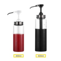 Bình đựng mật ong, sốt cà chua, tương ớt đa năng với vòi xịt thông minh, 300ml hoặc 500ml tùy chọn