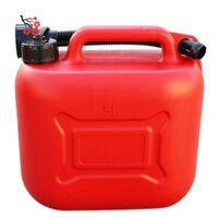 Bình Đựng Nhiên Liệu 5L Bằng Nhựa Chống Tĩnh Điện Kèm Ống Dẫn Cho Xe Hơi