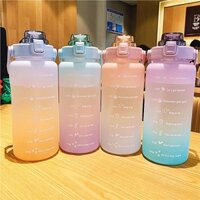 Bình đựng nước 2 lít có chia vạch theo giờ. kèm sticker