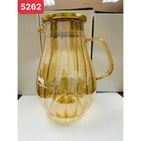 Bình Đựng Nước 2L Thủy Tinh Chịu Nhiệt, Màu Vàng siêu đẹp Cao Cấp