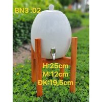 Bình đựng nước 4 lít và 7 lít - Hàng sứ Bát tràng