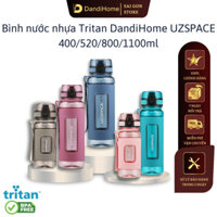 Bình đựng nước bằng nhựa tritan cao cấp DandiHome Uzspace 400/520/800/1100ml
