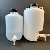 Bình đựng nước cất có vòi,bình nhựa có chia vạch 5 lít, 10 lít, 25 lít - LABHN