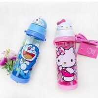Bình đựng nước cho bé đi học - Bình nước kèm ống hút
