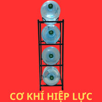 Bình đựng nước có vòi 4 tầng lắp ráp dễ dàng dùng cho bình nước lọc 20l