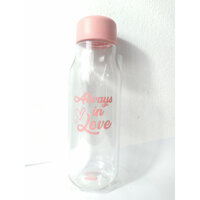 Bình Đựng Nước Hoa Quả Detox Lock&amp;Lock Milky 500ml nhựa PET BPA Free HAP654P - Hồng