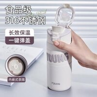 bình đựng nước inox Cốc giữ nhiệt cho bé gái 2024 cốc tách trà và nước cấp thực phẩm 316 kiểu dáng mới cao cấp dành cho học sinh đi học bình nước detox lock&lock bình thủy tinh đựng nước