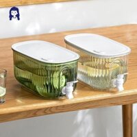 Bình đựng nước lạnh dung tích lớn Ấm đun nước lạnh có vòi trong tủ lạnh Hộp đựng đồ uống đá Tủ lạnh và Spigot YRZYT