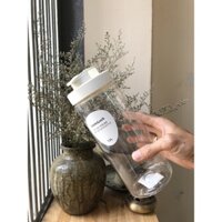 Bình Đựng Nước Lock&amp;Lock Easy Grip Dung Tích 1.2L và 1.5L, Làm Từ Nhựa PET - Hàng Chính Hãng - 1.2L Nắp Trắng