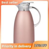 Bình đựng nước nóng giữ nhiệt màu hồng 2,3L Bình đựng chân không bằng thép không gỉ Cách nhiệt hai lớp Cafe Ấm đun nước trà Nồi