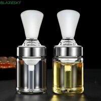 Bình đựng nước sốt BLAZESKY, Bình đựng dầu loại ép có thể tháo rời, Chống rò rỉ chịu nhiệt độ cao với quy mô Bàn chải thịt nướng bằng silicon Lưới tản nhiệt