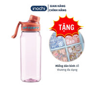 Bình đựng nước thể thao cá tính nhựa Tritan cao cấp bình 860ml / 680ml chính hãng inochi kháng khuẩn tiện lợi mang đi