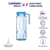 Bình đựng nước thủy tinh Luminarc Octime xanh 1.1L - L2651 | Hàng chính hãng