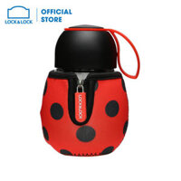 Bình đựng nước thủy tinh Lock&Lock LLG652BLK có bọc giữ nhiệt INSECT (390ml)