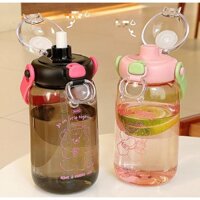 Bình đựng nước trong suốt bằng chất liệu nhựa 640ml