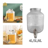 Bình đựng nước uống thủy tinh có nắp Hộp đựng nước trái cây tiện lợi Nước di động