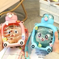 Bình đựng Nước Vuông Hình Gấu 1000ml – Su
