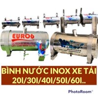 Bình Đựng Nước xe tải bình  INOX 40 Lít chuyên dụng cho  xe tảisiêu bền và cực đẹp