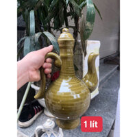 bình đựng rượu 1 lít (sứ bát tràng )