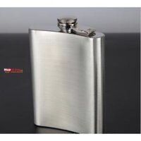 Bình đựng rượu cognac Pocket Hip Flask Inox 304 xịn dung tích 250ml 8oz trơn không logo đút túi quần phong cách hippo sành điệu