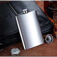 Bình đựng rươu inox 316 mini dung tích 255ml (9oz) Hip Flask cao cấp