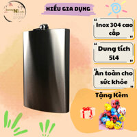 Bình Đựng Rươu Inox Chống Gỉ Cao Cấp - Bình Inox Đựng Nước, Rượu Inox Giữ Nhiệt