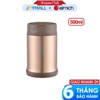 Bình đựng thức ăn giữ nhiệt Elmich 500ml EL0631, Hàng chính hãng, inox 304, kèm muỗng nhựa - JoyMall