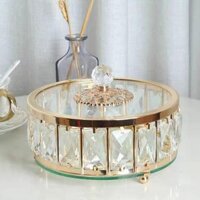 Bình đựng thực phẩm thủy tinh có nắp Hộp kẹo 7,8x2,5 inch cho bàn văn phòng tại nhà Hộp đựng đồ ăn nhẹ chắc chắn Đa năng